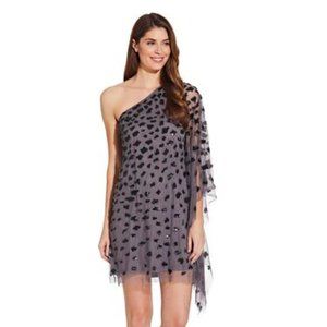 Adrianna Papell One Shoulder Sequin Dress